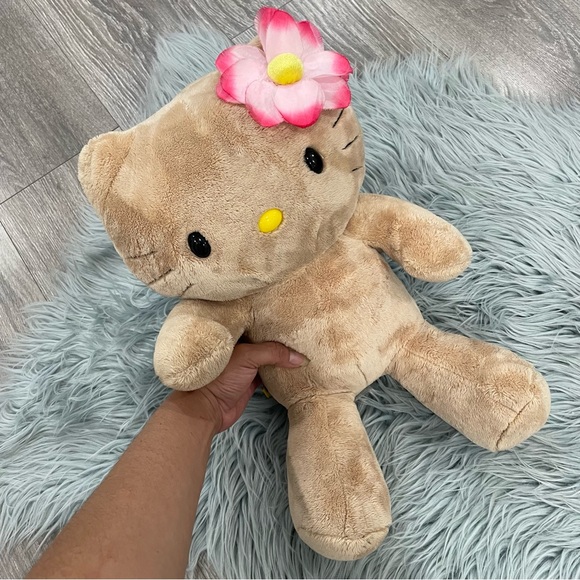 BUILD A BEAR | HELLO KITTY tropical sunkissed tan w/original bow - 07’ release - Picture 16 of 16